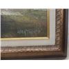 Image 2 : Framed Oil on Canvas, Wilderness Scene, Signed "Hartmann", 25" × 45", Original