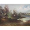 Image 5 : Framed Oil on Canvas, Wilderness Scene, Signed "Hartmann", 25" × 45", Original