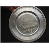 Image 11 : Zinn Made in W Germany 94% Pewter Wall Plates 150th Anniversary 1835-1985 Coat of Arms Plate
