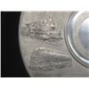 Image 8 : Zinn Made in W Germany 94% Pewter Wall Plates 150th Anniversary 1835-1985 Coat of Arms Plate