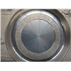Image 9 : Zinn Made in W Germany 94% Pewter Wall Plates 150th Anniversary 1835-1985 Coat of Arms Plate