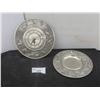 Image 1 : Linn SKS 95% Pewter Wildlife Wall Clock and Wildlife Pewter Plate – Made in West Germany