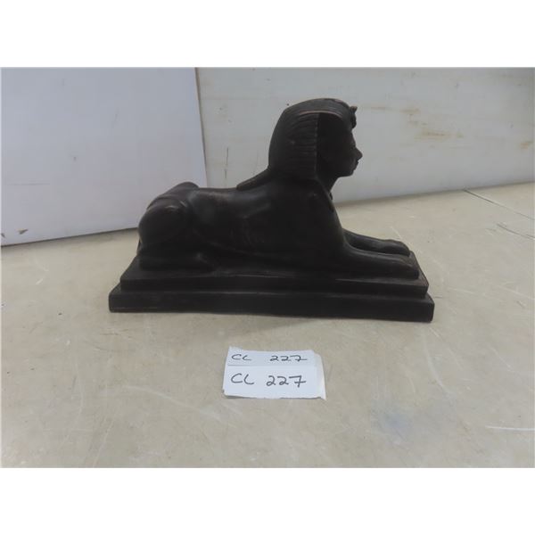Stone Sphinx Ornament from Cairo, Egypt – 7¼" × 12" × 3¼"
