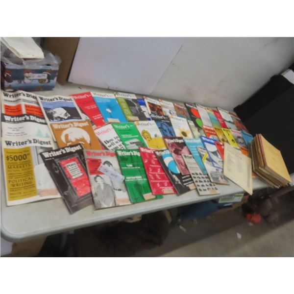 Large 1960s Writer's Digest Collection; Royal Conservatory of Music Books and Sheet Music