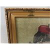 Image 8 : Framed Victorian Tapestry and Pair of Framed 1940s Needlepoints of Girl and Boy – Largest 1