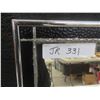 Image 2 : Vintage Stained Glass-Trimmed Mirror, 14" × 14.5"