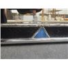 Image 4 : Vintage Stained Glass-Trimmed Mirror, 14" × 14.5"