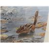 Image 6 : Framed Squirrel Print and Framed Orca Needlepoint – Largest 11" × 21"