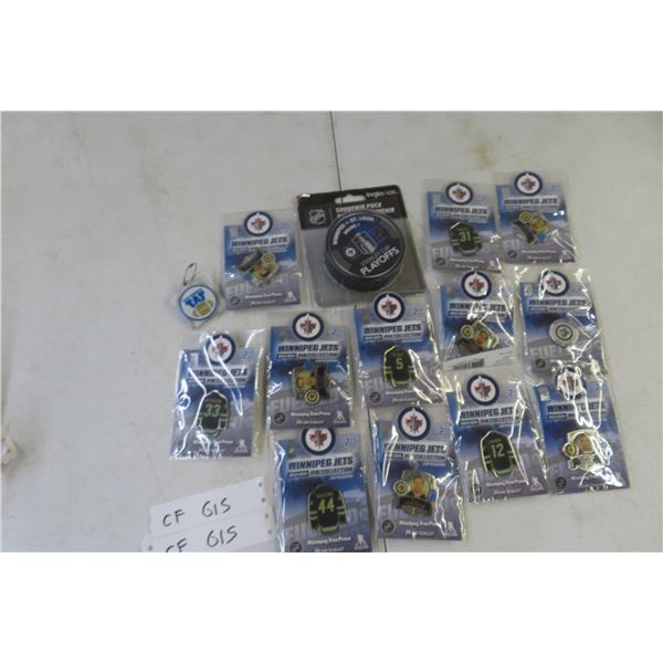 Winnipeg Jets 2013–14 Pin Collection – 12 Pins, 5 Packages and More