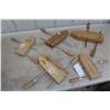 Image 1 : 5 Mastercraft Wood Clamps, Most are 10'' - Appear New.
