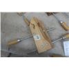 Image 3 : 5 Mastercraft Wood Clamps, Most are 10'' - Appear New.