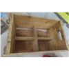 Image 4 : Wood Coke Case with (4) 6 Pack Carriers and 27 Coke Bottles 