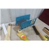 Image 8 : Spring Clamps, Wire Brush, Scrapers, Paint Brushes and 