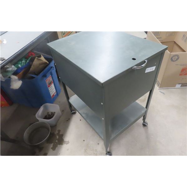 Typewriter Rolling  Cabinet