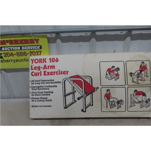York 106 Leg/Arm Exerciser New Old Stock 