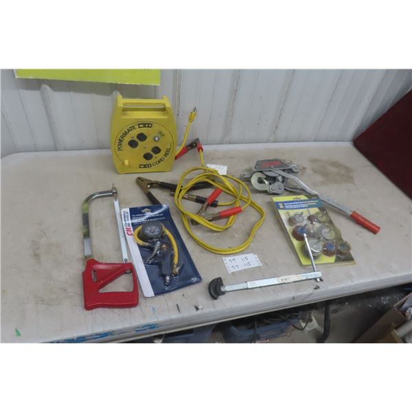 Electrical, Retractable Extension Cord, Booster Cable, 