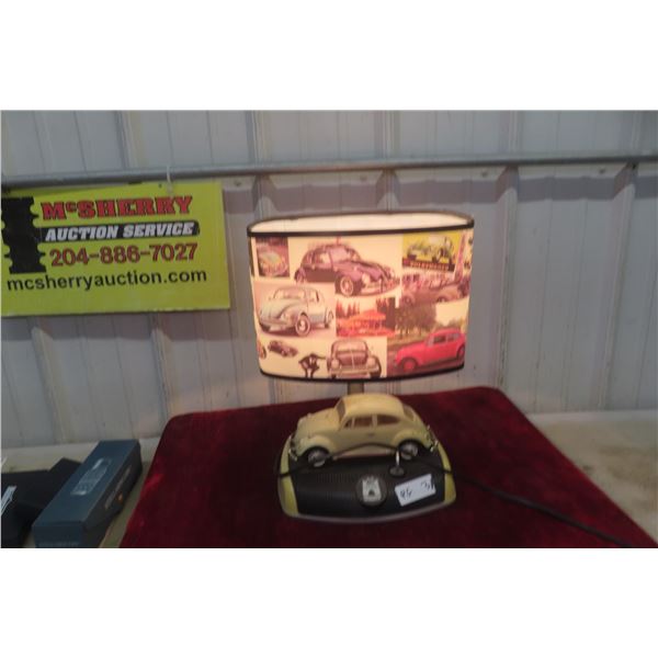 Volkswagon Table Lamp with Turn-Key Lighting 
