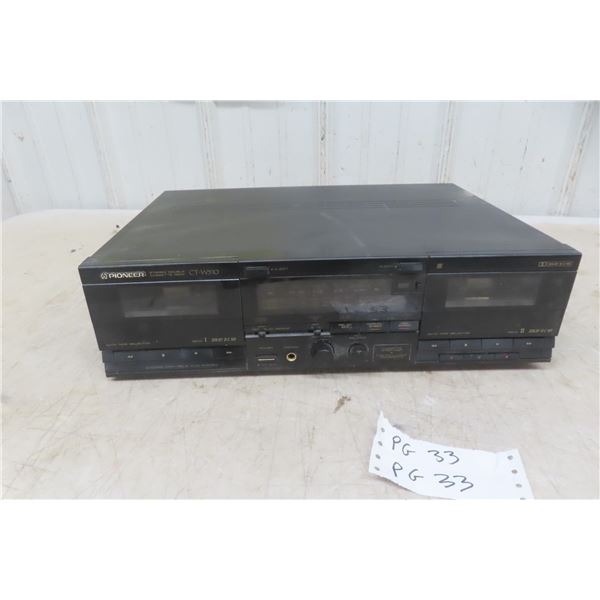Pioneer CT-W510 Stereo/Double Cassette Deck 