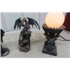 Image 2 : 6 Dragons/Destiny Ornaments and Lamp 