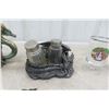 Image 3 : 8 Dragon/Destiny Items: Cups, Salt&Pepper, Candlier, Dagger 