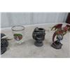 Image 5 : 8 Dragon/Destiny Items: Cups, Salt&Pepper, Candlier, Dagger 