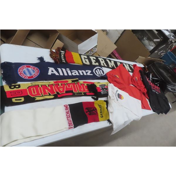 Germany Scarves,  Deutschland Shorts, T-Shirts (Some Soccer) 