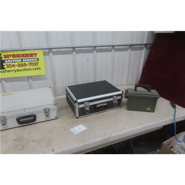 2 Hard Plano Cases, 1 Ammo Case 