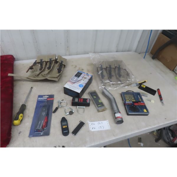 2 Ammo Magazine Pouches, Tester, Precision Screwdriver,