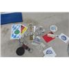 Image 3 : Volkswagen Items: Sign, Car Emblems, Book, Keychain