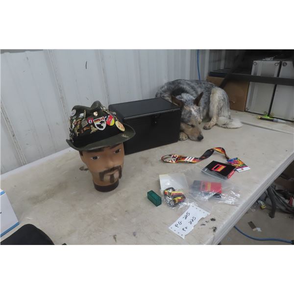 October Fest Hat with Pins and Case 