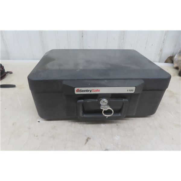 Sentry Safe 1100 with Key 6'' x 14'' x 10'' 
