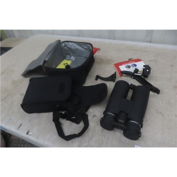 Bushnell 16x50 Binoculars with Case and Accessories 