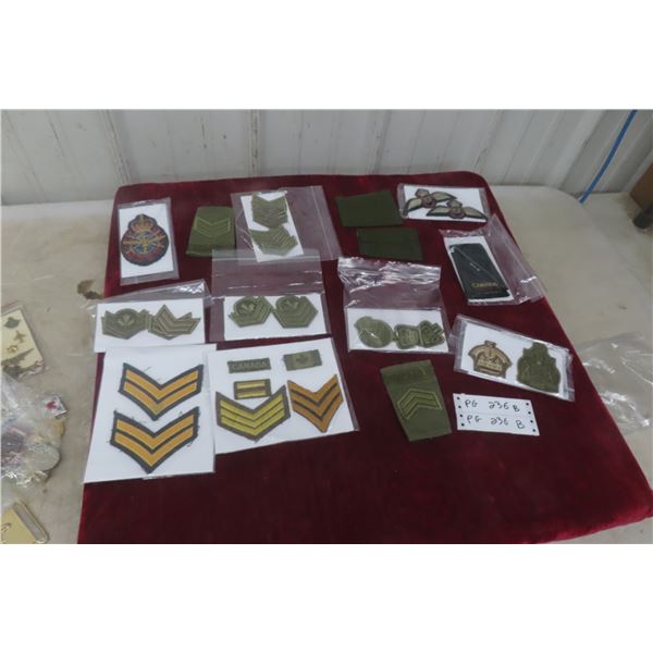 Approx. 40 Canadian Military Patches 