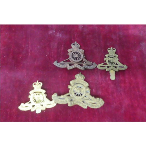 4 Military Badges 