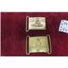 Image 1 : 2 Military Belt Buckles 