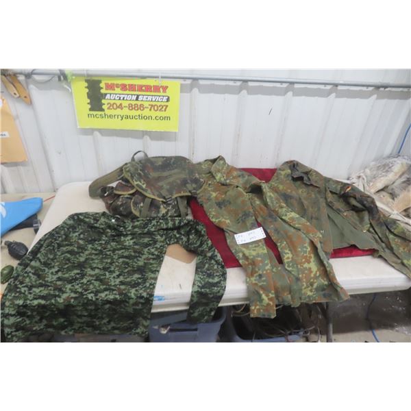 German Camo Backpack, 2 Shirts and Pants 