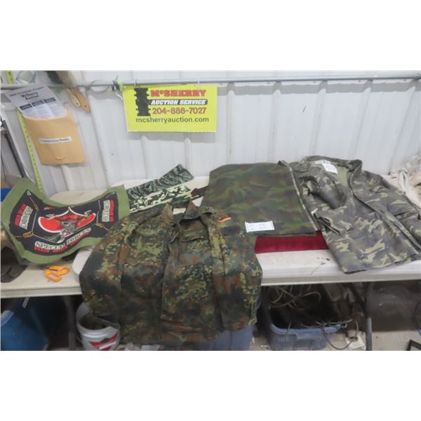 Camo Shirts (1) German Camo Material 