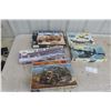 Image 1 : 5 Vintage Military Models : Planes, Submarine, All Terrain Truck 