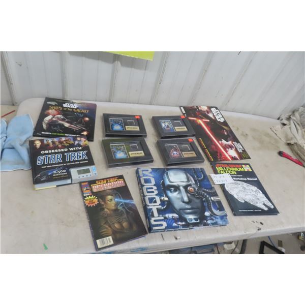 Star Wars, Star Trek, Robots Books, Trivia, Framed Displays 