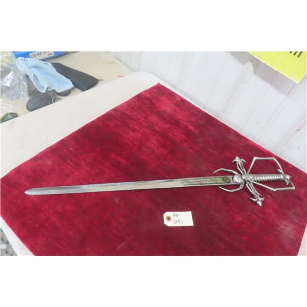 Olypia Sword with Spider Handle Guard 