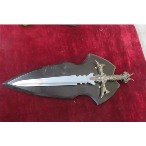 Dagger Medieval Handle with Wall Mount 18'' 