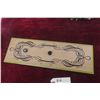 Image 5 : Knife with Bear Handle and Blade Design 11'' Long with Mount 