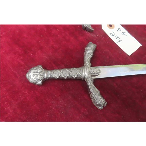 2 Swords 18'' and 16 1/2'' 