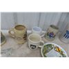 Image 4 : Stoneware Steins, Mugs, German Plates, Ashtray and More 