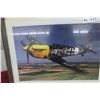 Image 2 : 2 Framed WW2 Fighter Plane Pictures 16'' x 22'' 