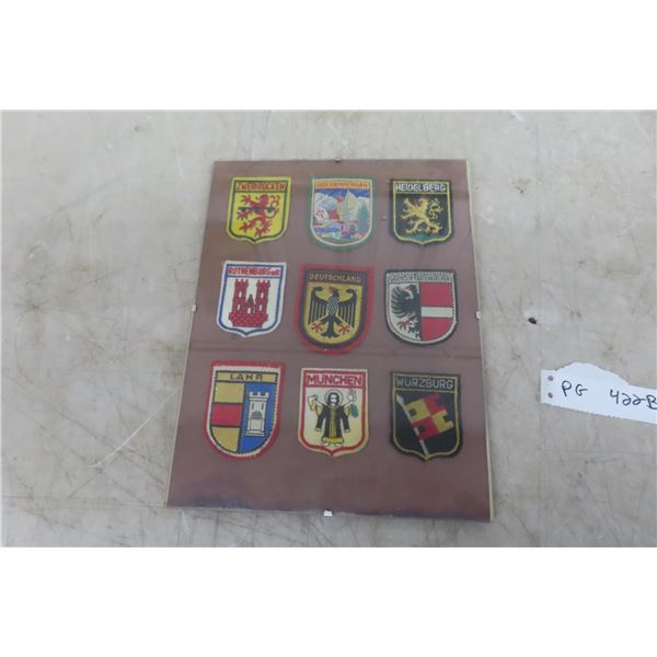 9 German Patches 