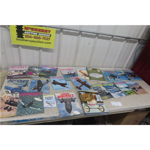 The Great Planes Book and Combat Aircraft Plus Aeroplane