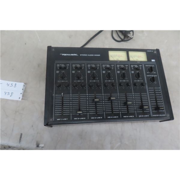 Realistic Stereo Audio Mixer 