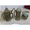 Image 2 : German Steins and Mugs, Souvenir Plates 