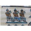 Image 6 : Egyptian Papyrus Art Work 19'' x 22'' Believe Hand Painted 
